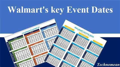 CLICK ON THE CALENDAR YOU WISH TO DOWNLOAD. . Key event dates walmart 2022 june